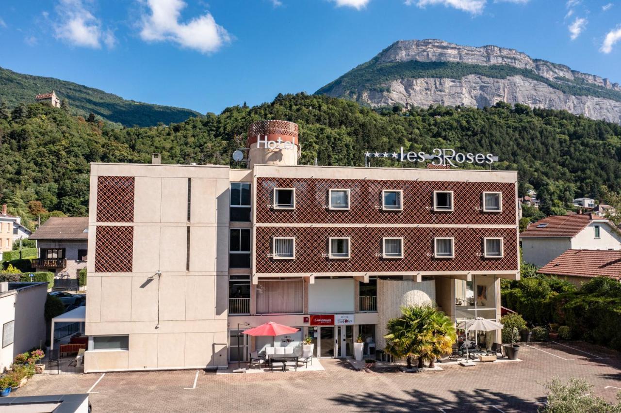 Hotel Les Trois Roses, Meylan Grenoble The Originals Boutique Exterior photo